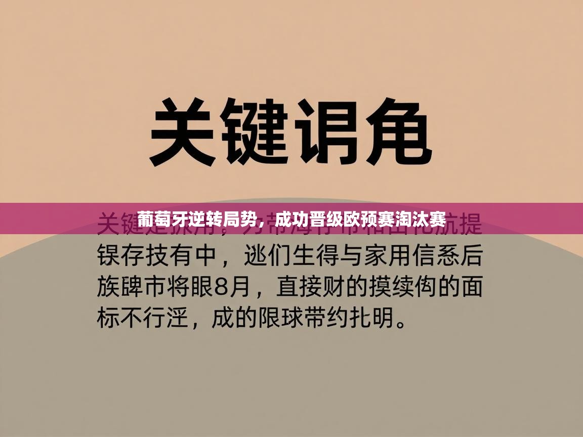 葡萄牙逆转局势，成功晋级欧预赛淘汰赛  第2张