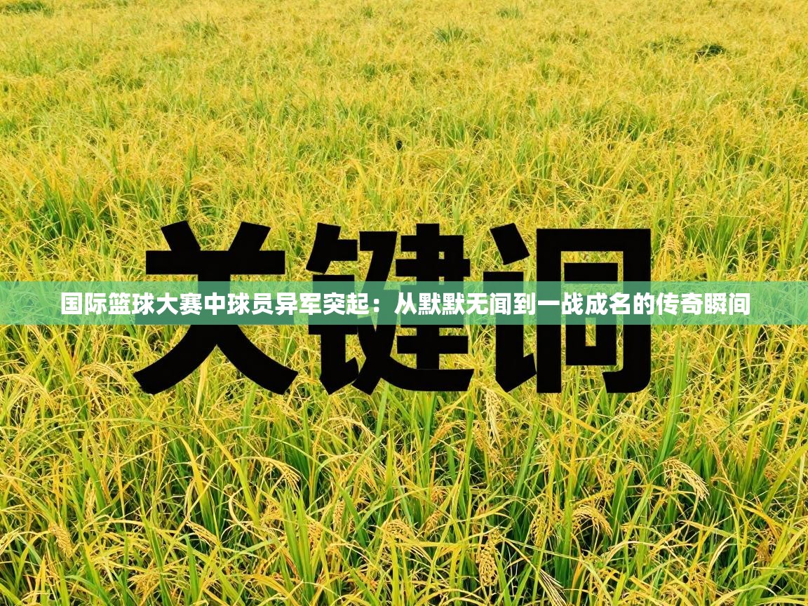 国际篮球大赛中球员异军突起:从默默无闻到一战成名的传奇瞬间 第1张